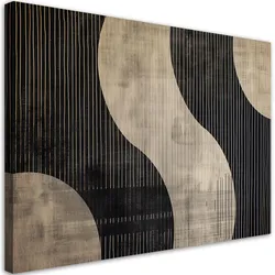 LEINWANDBILD Beige Retro Abstraktion 120x80cm