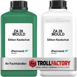 Zhermack Silikon Kautschuk ZA 28 MOULD Shore Härte 28 mittelhart