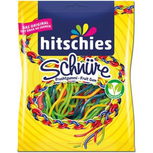 Hitschies Fruchtgummis Schnüre, bunt, 125 g