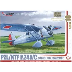 Mirage Hobby PZL/TFK P.24 C Türkische Luftwaffe mit Resin- und Fotoätzteilen