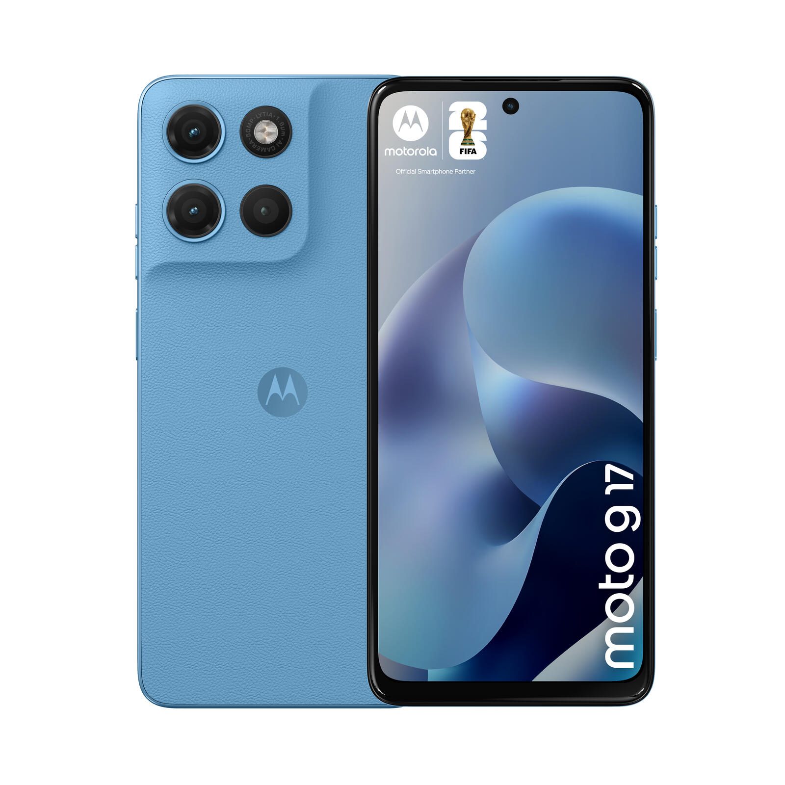 Motorola Moto G17 - 4G Smartphone - 4GB/128GB PANTONE Alaskan Blue PBBK0014DE