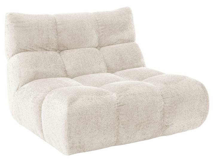 Pure Home Lifestyle Sofa 1,5er (ohne Armteil) PURE 9136, Weiß, Stoff