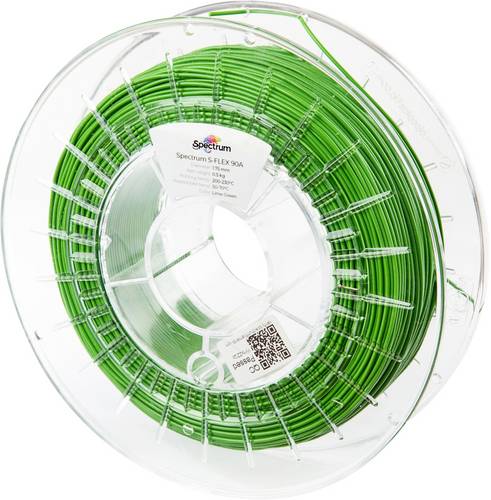 Spectrum Filaments 80260 S-Flex 90A Filament Flexibles Filament flexibel, chemisch beständig, verzugsfrei 1.75mm 500g lime green