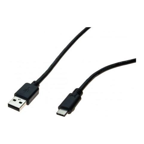 Exertis Connect USB 2.0 Kabel St. C/ USB Mini St. B, schwarz, 2,0 m (2 m, USB 2.0) (532451)