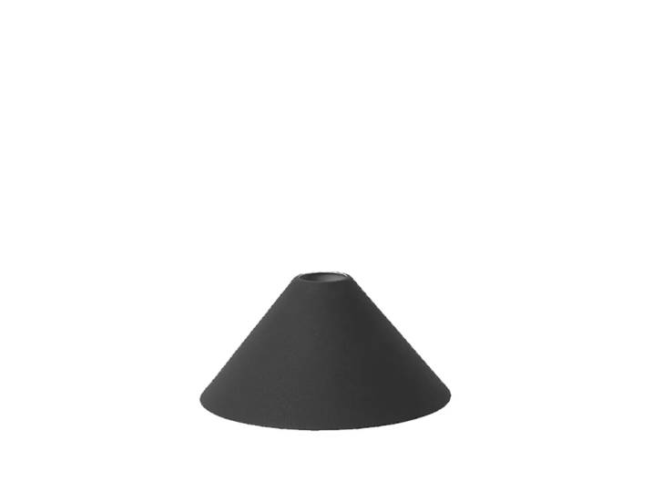 Ferm Living Abat-jour Collect black, cone