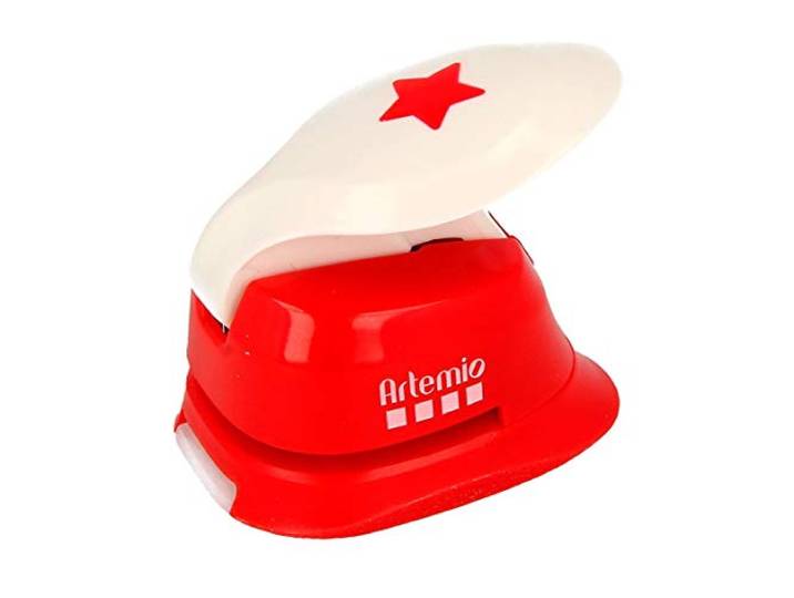 Artemio 1,6 cm, ster, Eva-motiefpons, rood
