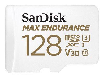 SanDisk Max Endurance microSDXC Speicherkarte 128GB + SD Adapter SDSQQVR-128G-GN6IA