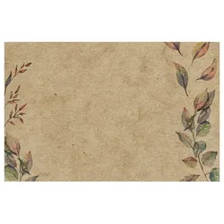 Home Fashion, Platzkarte "Colored Leaves", Platzkarte für die Tischdekoration, zum Beschreiben, 10 Stück pro Pack