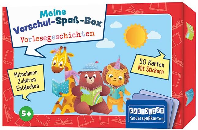 Meine Vorschul-Spaß-Box: Vorlesegeschichten: Mitnehmen, zuhören, entdecken (KARTOLINO Kinderspaßkarten: Meine Vorschul-Spaß-Box) - Preis vom 09.10.2026 07:28:09 h