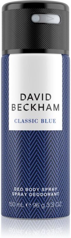 David Beckham Classic Blue Deodorant Spray für Herren 150 ml