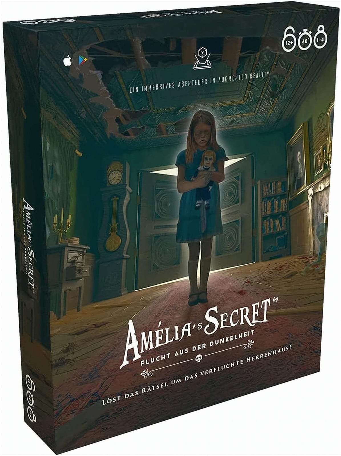 Zygomatic Amelia's Geheimnis – Ontsnapping uit de duisternis, Escape Kaartspel met Augmented Reality