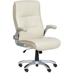 Carmen 6106 Chefsessel mit Kunstleder – Creme