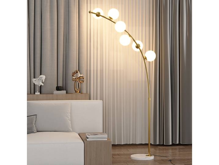 Lampe de pêche nordique salon lampadaire Design sens chambre lumière luxe verre lumières LED lampe de Table verticale décoration de la pièce