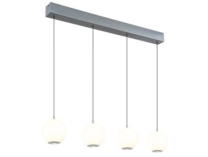 Suspension métal gris mat, 150cm