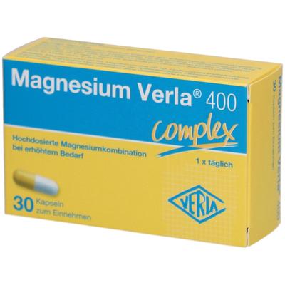 Magnesium Verla 400 Kapseln 30 St