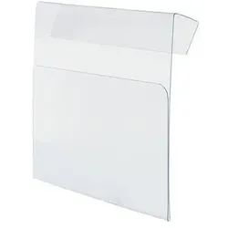 EICHNER 20x Hartkunststofftaschen (gebogen) A4 quer, 30x21 cm