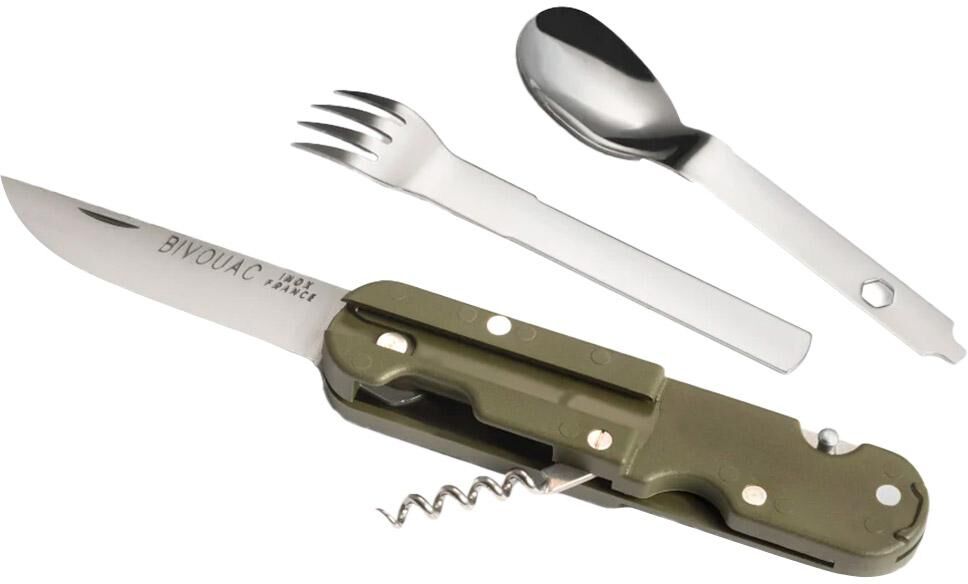 TB Outdoor  - Bivouac Set Blister Kaki - Couteaux