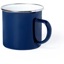 2x Metallbecher 380 ml, blau