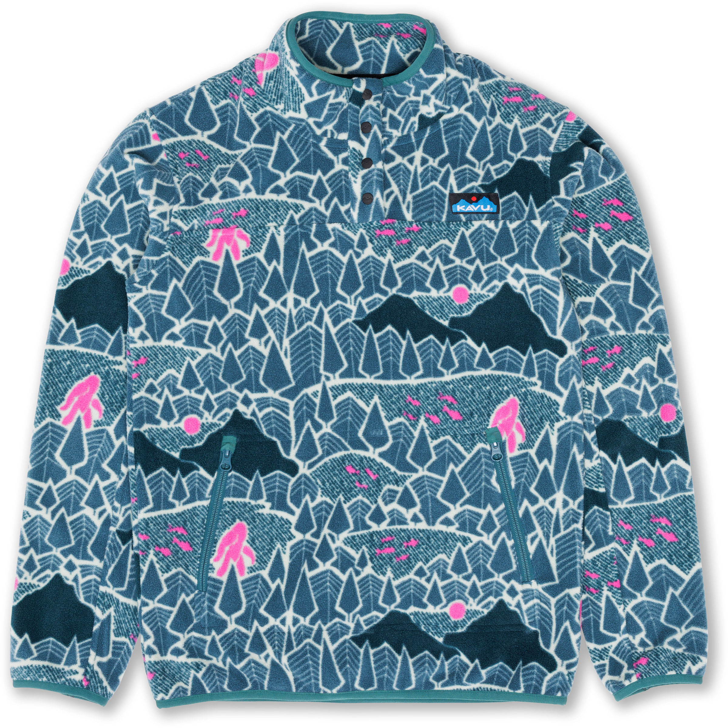 Kavu Cavanaugh Damen Pullover blau Größe S Lifestyle Elastisch
