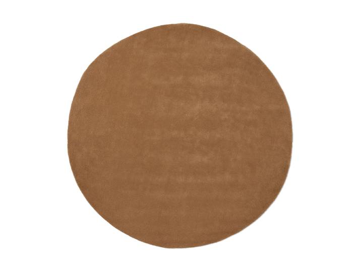 Ferm Living Stille getufteter Teppich runder Toffee, Ø240 cm