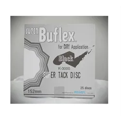 KOVAX Buflex Dry Scheiben SuperTack schwarz P3000 Ø152mm 15-Loch, 25er-Pck.