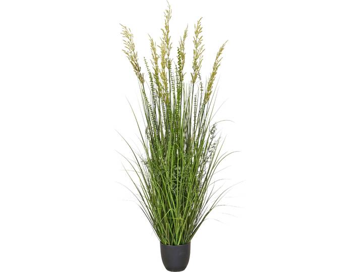 Kunstgras CREATIV GREEN Gras-Mix-Busch , grün, H:150cm, Obermaterial: 100% Kunststoff, Kunstpflanzen, Kunstgras, mit naturgetreuen Halmen