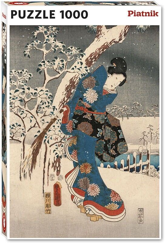 Puzzle 1000 pcs Conte de Genji, Utagawa Hiroshige - Piatnik