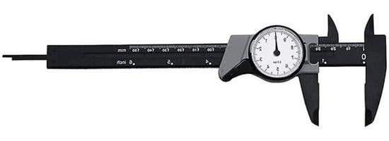 WAN Schuifmaat Meetinstrument 0-150mm Zilver