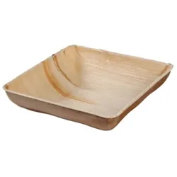 greenbox - Palmblatt Schalen "Palmware®" 600 ml, quadratisch, 25 St.