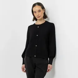 STEFFEN SCHRAUT Pullover Cardigan-Optik Strassschleifen leger weit