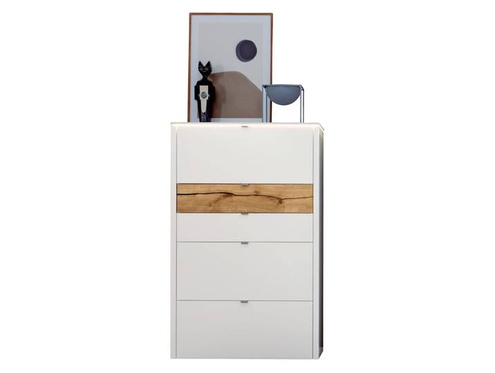 Venjakob Highboard GAME, Weiß, Holzfurnier
