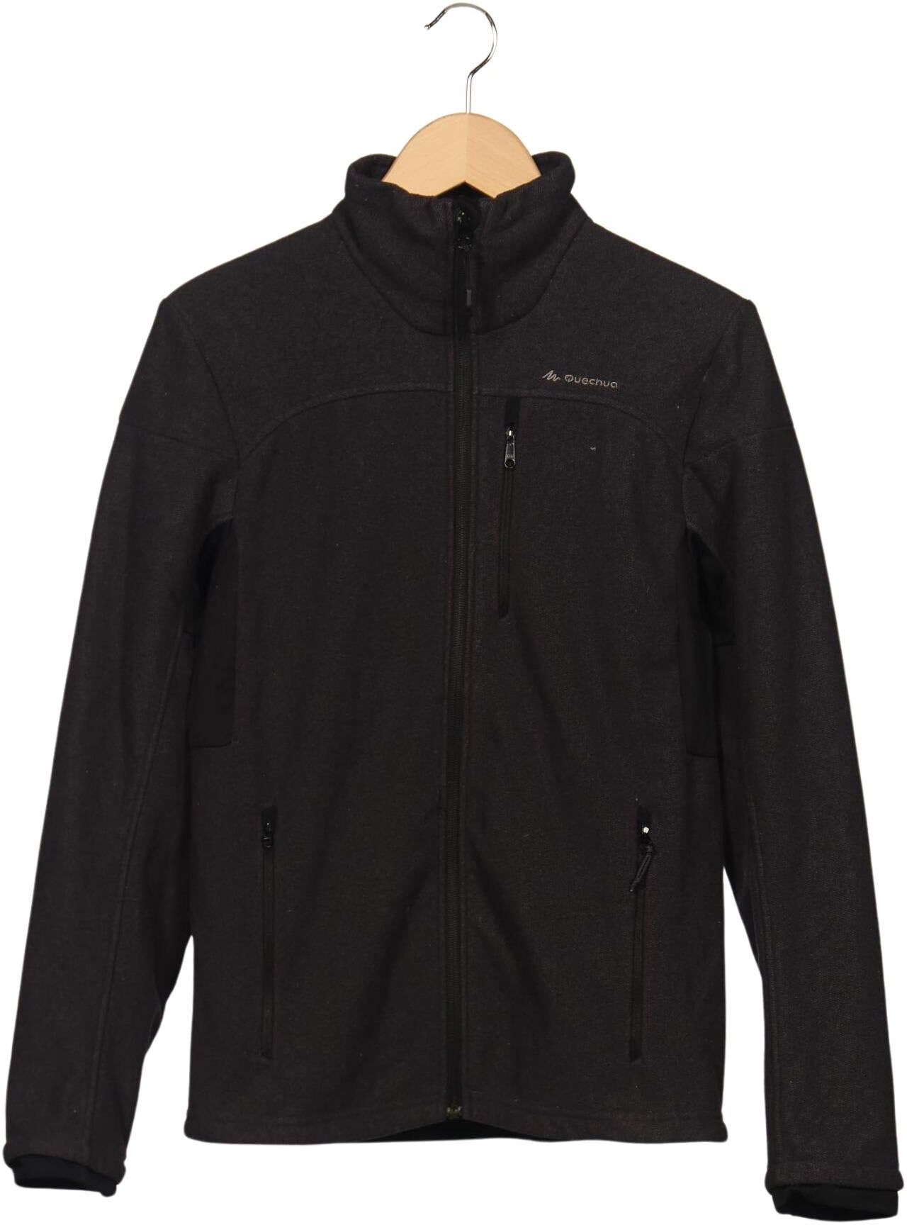 quechua Herren Sweater, Grau, Gr. S, Elasthan / Synthetik - Second Hand