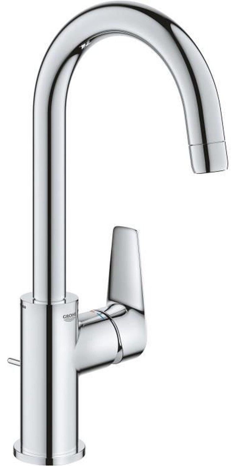 Grohe Single-lever basin mixer Swan neck Chrome Size L met draaibare uitloop en waterbesparende functie