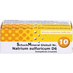 Schuckmineral Globuli 10 Natrium Sulfuricum D 6 7.5 G