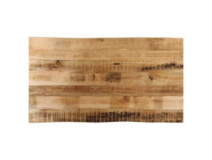 Favemtsl Tischplatte mit Baumkante 110x60x2,5 cm Mango Massivholz Rustikale Naturkante für Wohnzimmer oder Büro: echtes Hartholz mit markanter Maserung als langlebige Möbelplatte.