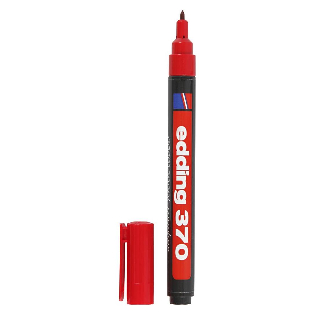 Edding Permanentmarker 370 1mm rot (1x) (4-370002)