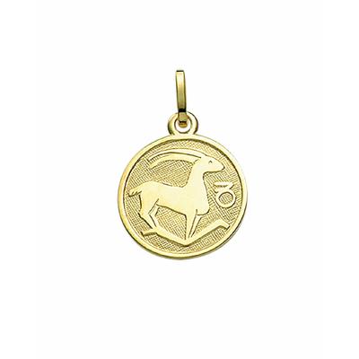Sternzeichenanhänger ADELIA´S "Sternzeichen Anhänger Steinbock 333 Gold ( 8K )", gold, Schmuckanhänger, Damen, Steinbock, Gold, Goldanhänger Steinbock