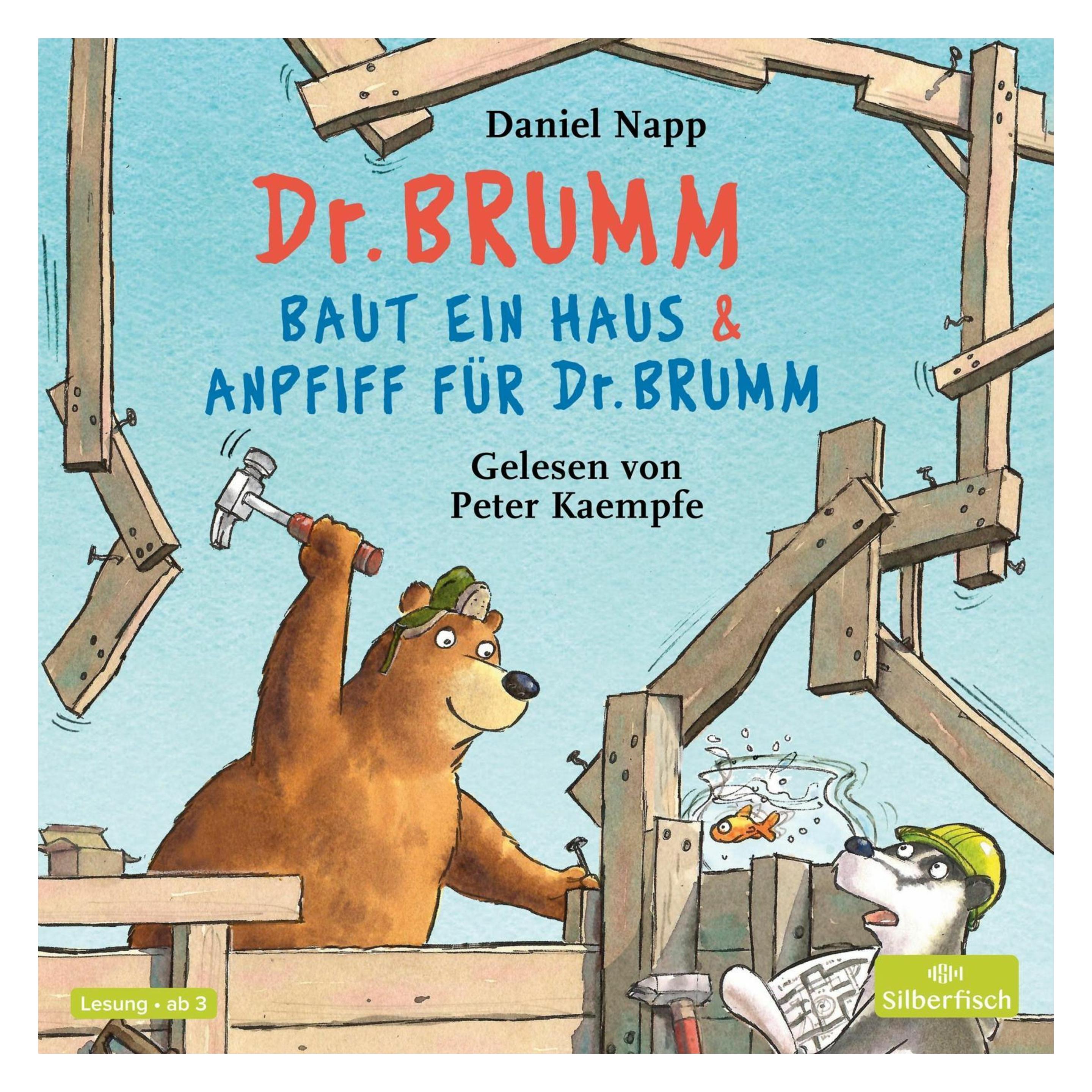 Hörbuch Hamburg Dr Brumm baut ein Haus / Anpfiff für Dr Brumm (Daniel Napp, Deutsch) (7456-0443-6)