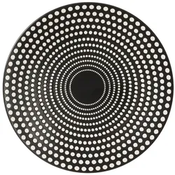 Platzteller Galaxy Erbsen 27 cm x6 - Schwarz Rund Steingut Table Passion