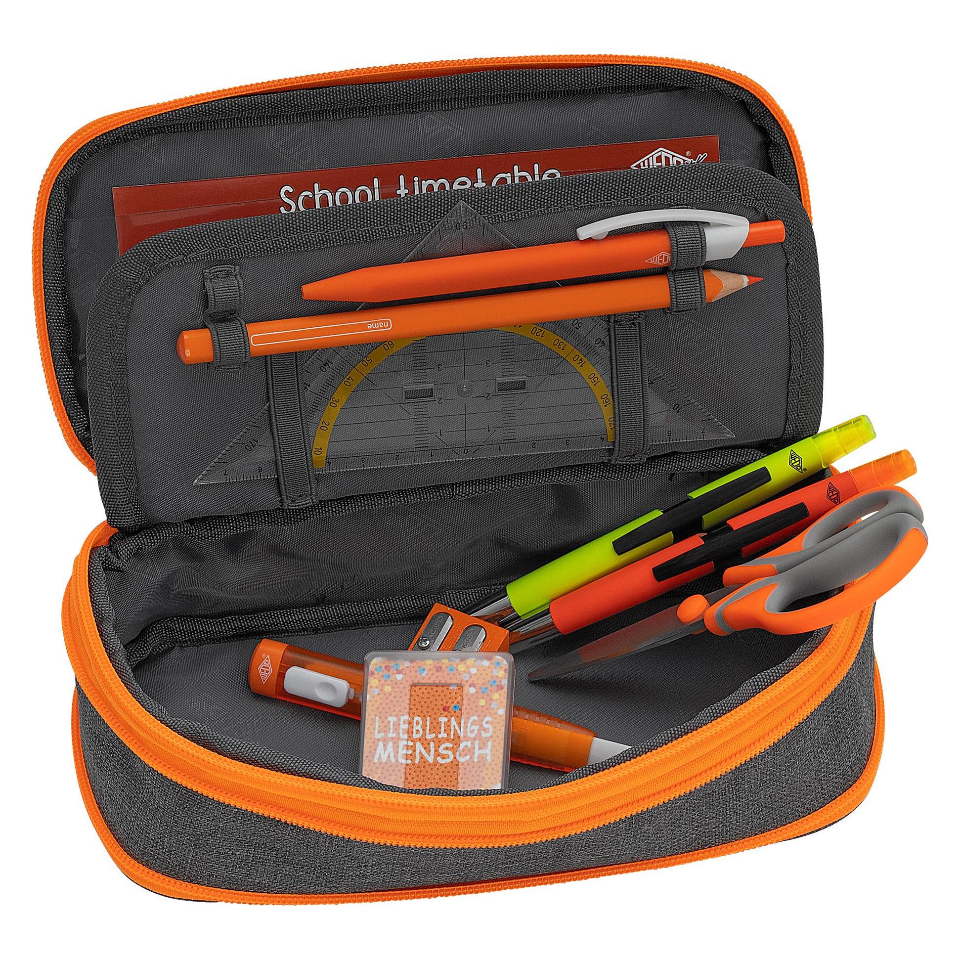 Wedo Schlamperetui Neon Stretch Neonorange (242 44066)