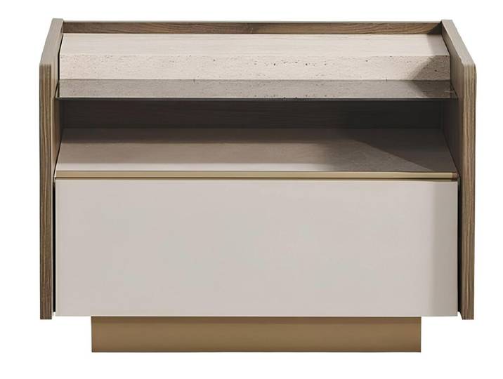 Xlmoebel Nachttisch Multifunktionale Bettkommode in modernem Design mit Stauraum (NACHTTISCH), Hergestellt in Europa