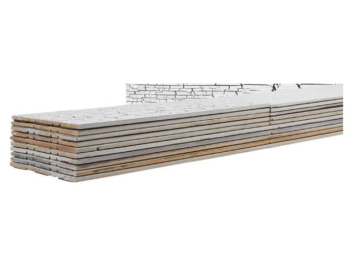 Selbstklebender Holz-Wandbelag C31-Flaky Weiss 900 x 128mm 1.152 m2