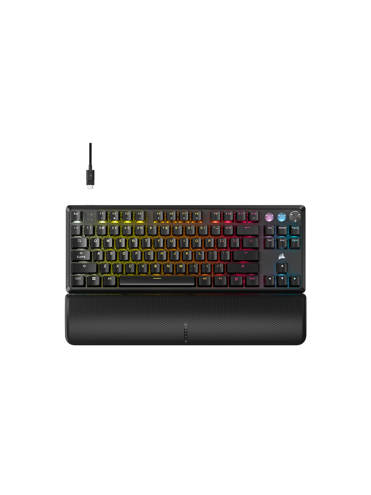 Corsair K70 PRO TKL - MGX Hall Effect - Gaming Tastatur - 80% - Englisch (US) - Schwarz