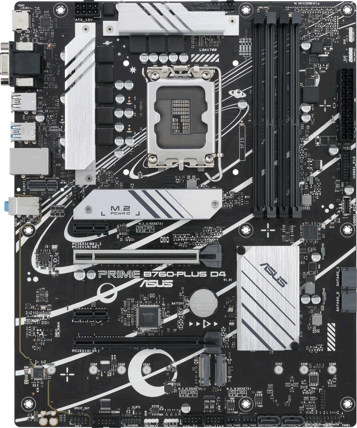 ASUS Prime B760-Plus D4 90MB1CW0-M1EAY0
