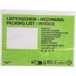 docuFIX Lieferscheintaschen Paper, C5, 160 x 225 mm, 500 Stück