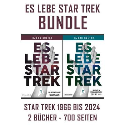 Es lebe Star Trek - Bundle (Band 1 und 2), Taschenbuch von Björn Sülter, In Farbe und Bunt Verlag, 978-3-95936-646-5