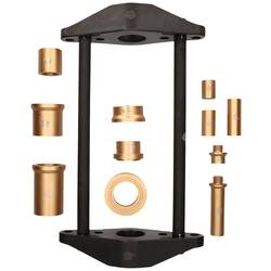 Universal-Satz zum Auswechseln von Achsschenkelbolzen 45 t, 12-tlg KS Tools 440.0665