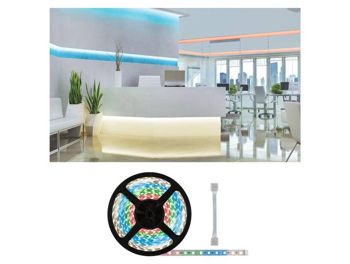 Paulmann MaxLED 500 LED Strip RGBW Einzelstrip inkl. Adapterkabel