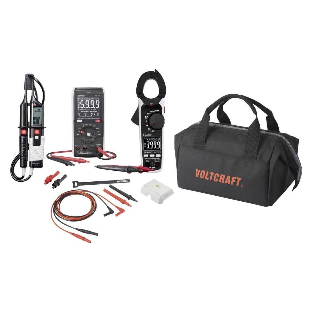Voltcraft Messgeräteset Ausbildung (CAT III 600V, Hand-Multimeter) (VC-12884310+VC-8466755-Set)