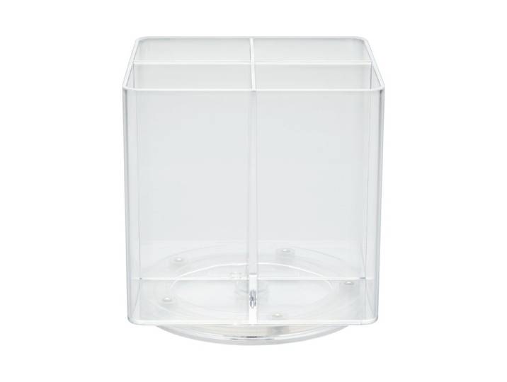 Schminkablage Pensa transparent 360° rotierend